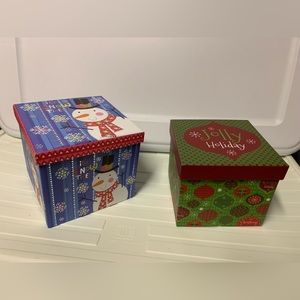 New Holiday boxes. (2) small